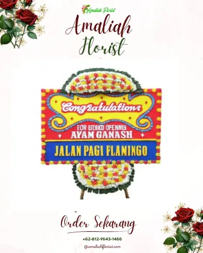 Bunga Papan Congratulation di Brosot